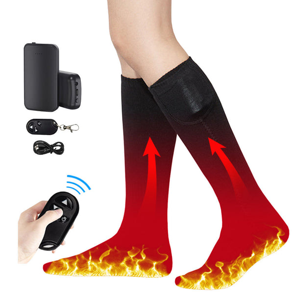 Men And Women Remote Control Electric Heating Socks USB Charging*