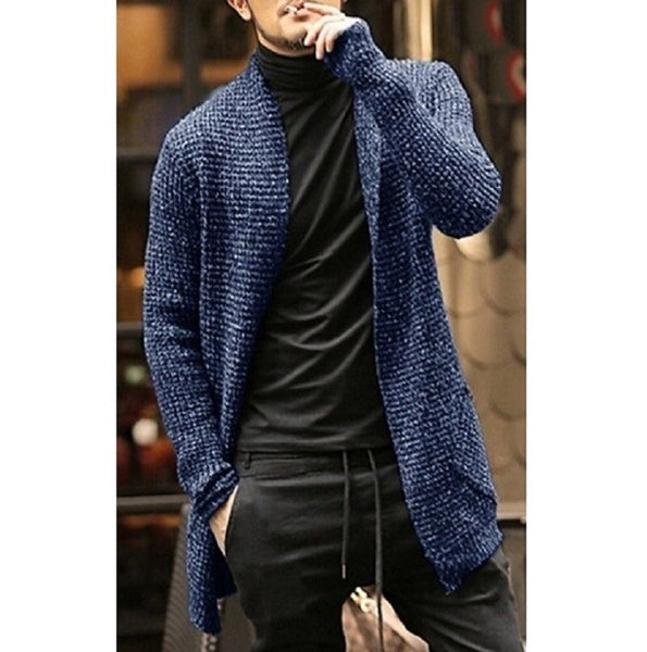 Knitted Cardigan Sweater For Men*