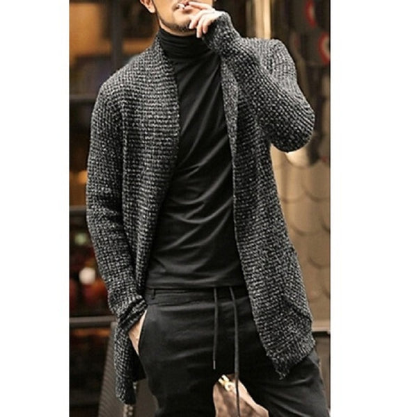 Knitted Cardigan Sweater For Men*