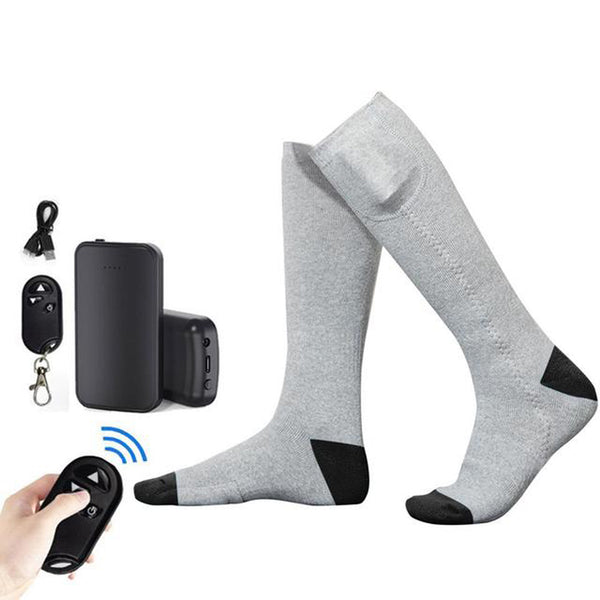 Men And Women Remote Control Electric Heating Socks USB Charging*