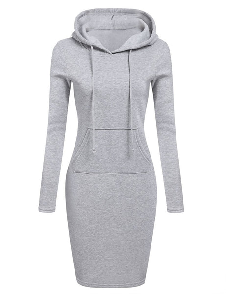 Long Pullover Hoodie For Women*