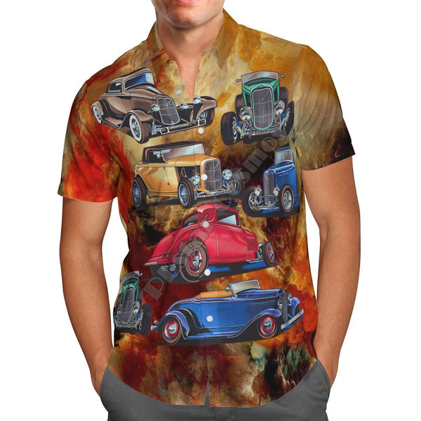 T-Shirt 3D Digital Car Print*