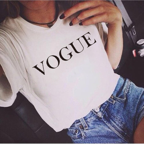 New Arrival Fashion VOGUE Printed T Shirt*