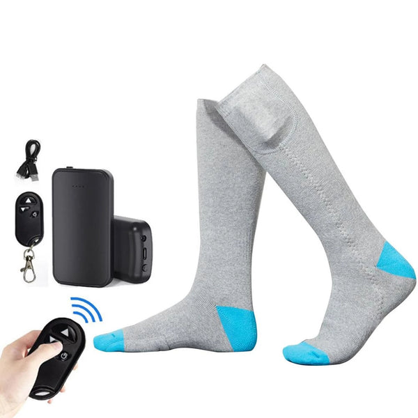 Men And Women Remote Control Electric Heating Socks USB Charging*