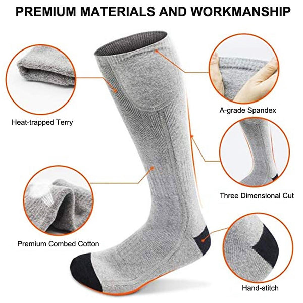 Men And Women Remote Control Electric Heating Socks USB Charging*