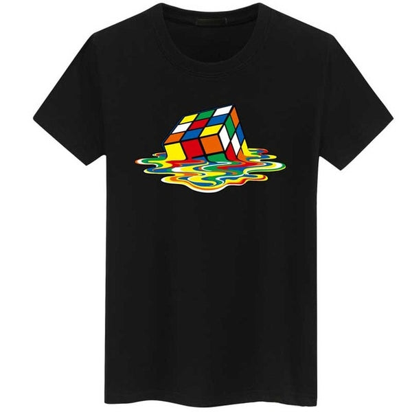 Unisex T-Shirt Rubik Cube Print*