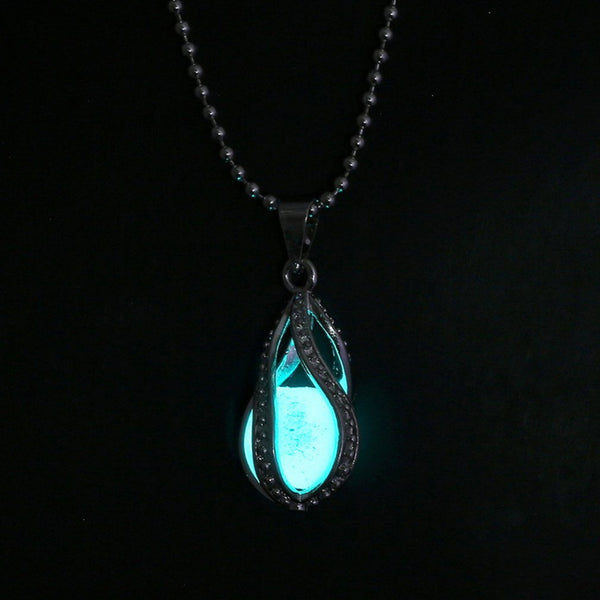 Halloween Hollow Luminous Stone Necklace*