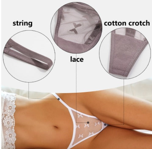 FIENTOO thong with traceless lace*