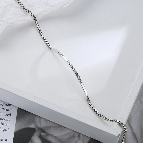 925 Sterling Silver Anklet*