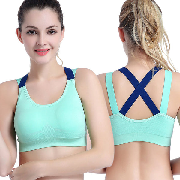 Sports Bra Top With Cross Straps*