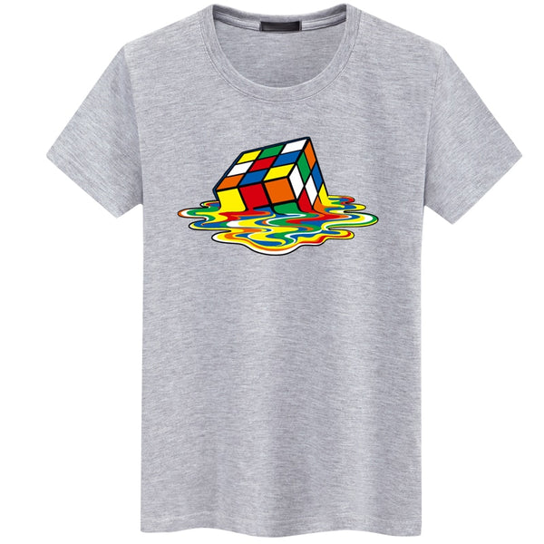 Unisex T-Shirt Rubik Cube Print*