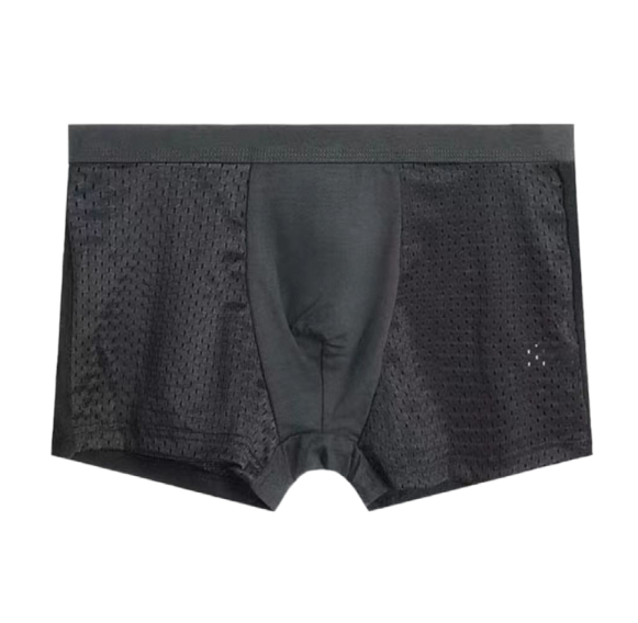 Antibacterial Mid Waist Breathable Four Square Corner Underwear*