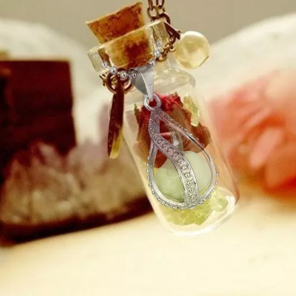 Halloween Hollow Luminous Stone Necklace*