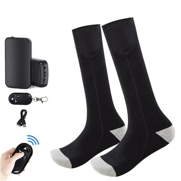 Men And Women Remote Control Electric Heating Socks USB Charging*