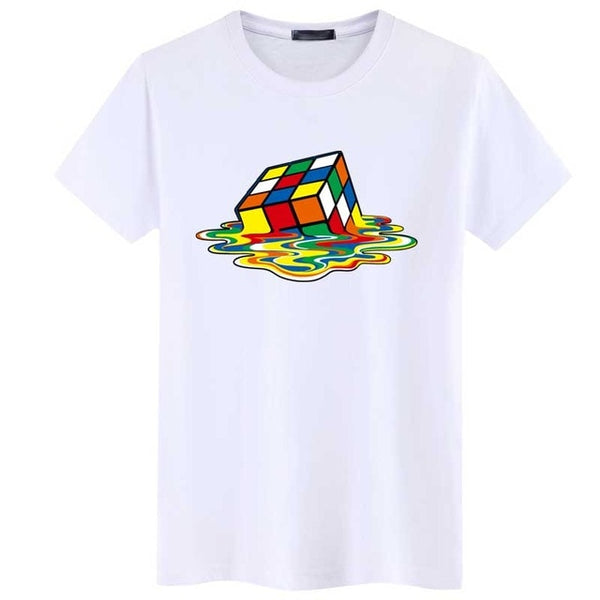 Unisex T-Shirt Rubik Cube Print*