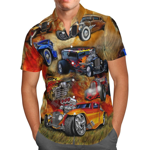 T-Shirt 3D Digital Car Print*