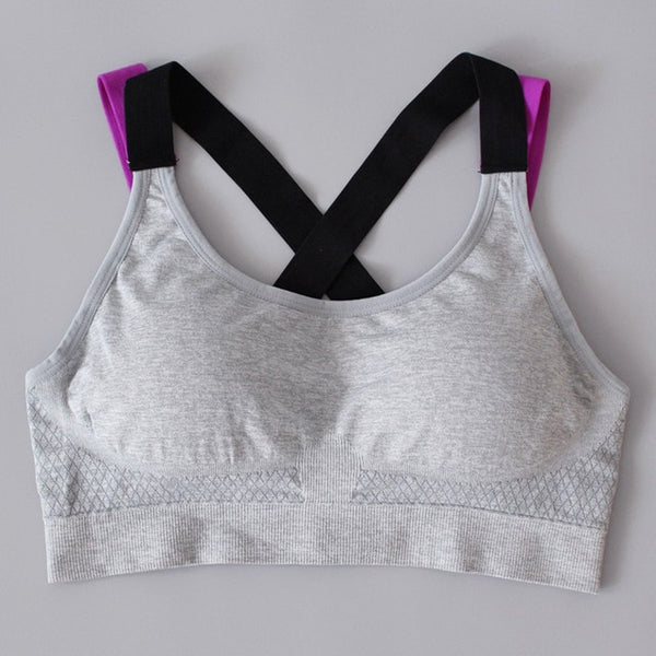 Sports Bra Top With Cross Straps*