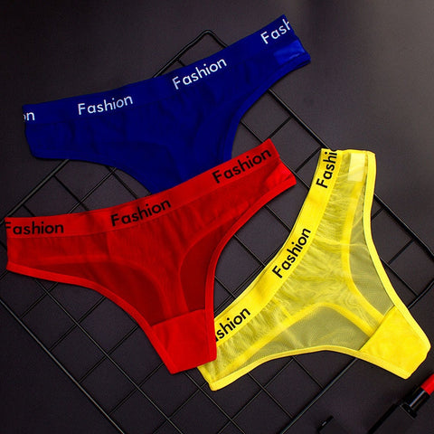 Sporty Style Transparent Underwear Women*