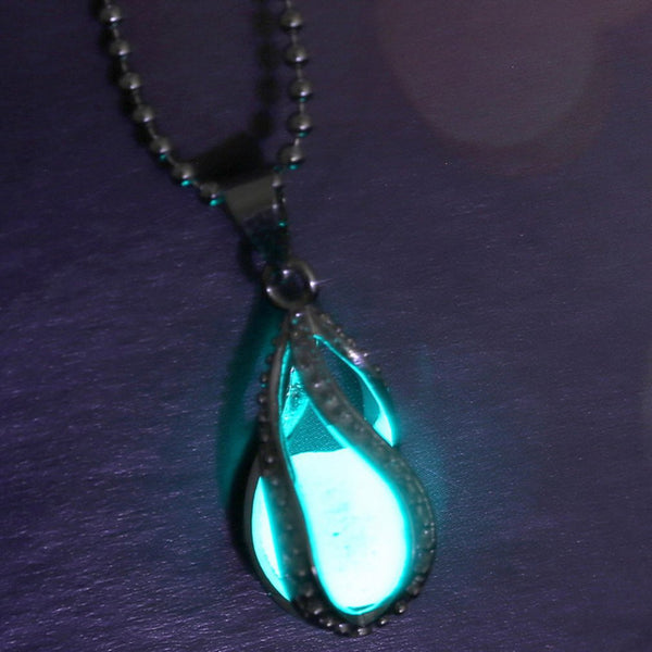 Halloween Hollow Luminous Stone Necklace*