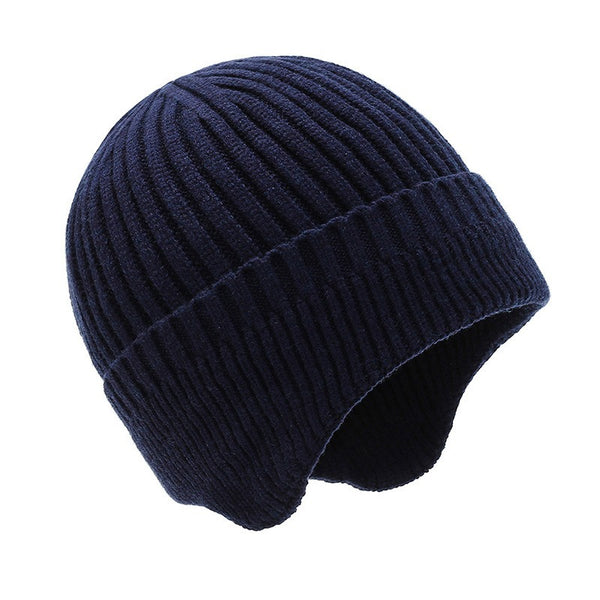 Plush Thickened Knitted Cold proof Cap*