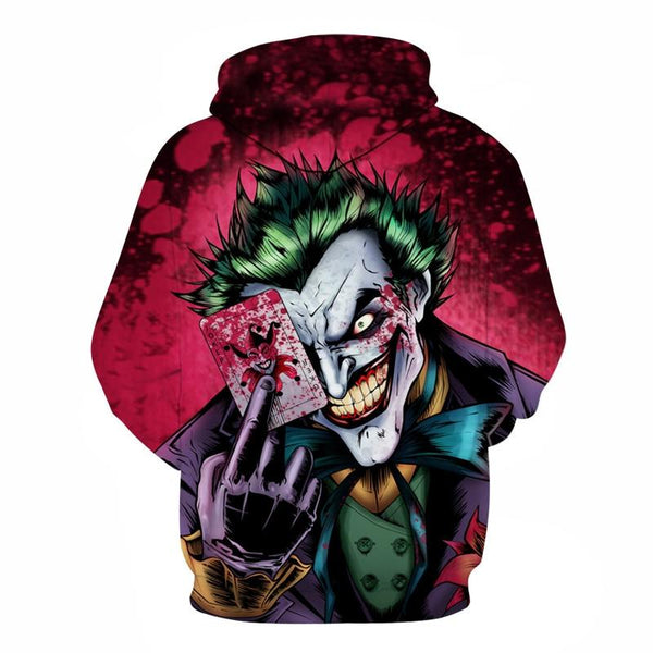 Joker 3D Printed Hoodie Streetwear for Men & Women*