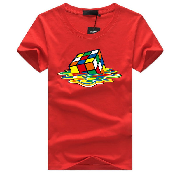 Unisex T-Shirt Rubik Cube Print*