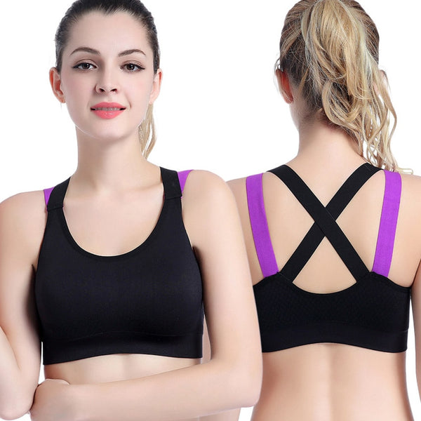 Sports Bra Top With Cross Straps*