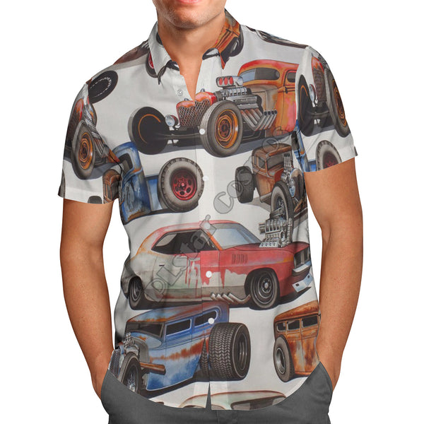 T-Shirt 3D Digital Car Print*