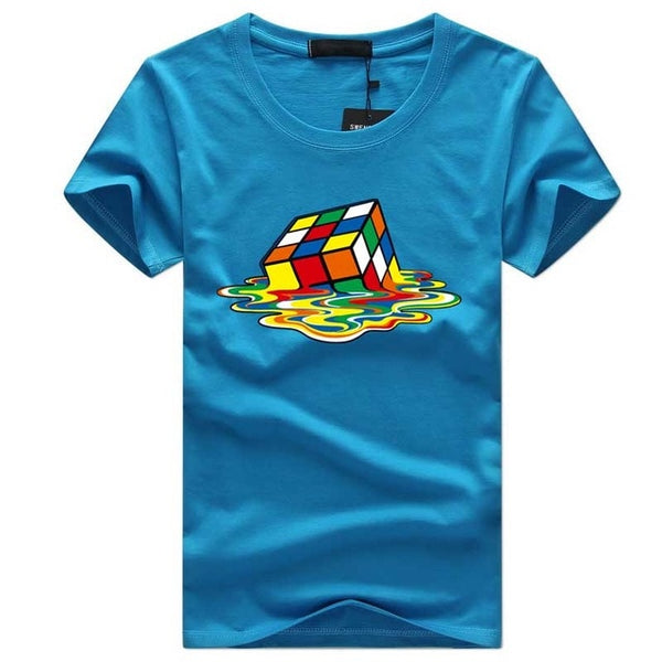 Unisex T-Shirt Rubik Cube Print*