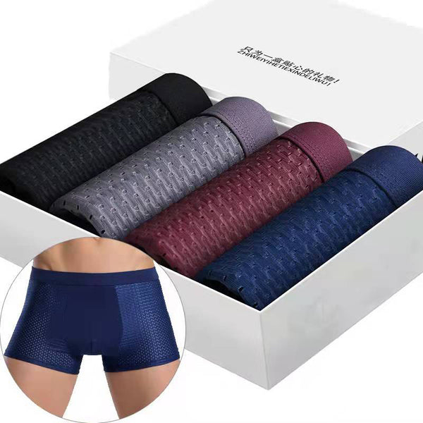 Summer mesh ice silk boxer briefs*