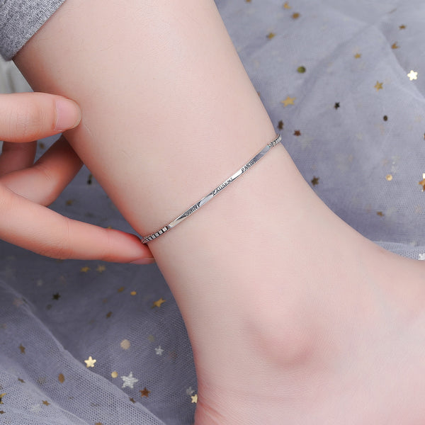 925 Sterling Silver Anklet*