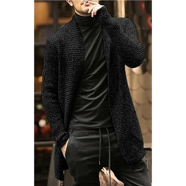 Knitted Cardigan Sweater For Men*