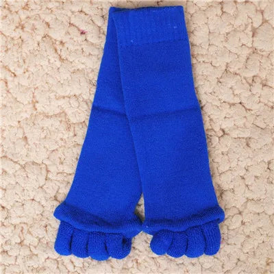 1 Pair Massage Open Five Toe Separator Socks For Pain Relief*